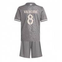 Real Madrid Federico Valverde #8 Fußballbekleidung 3rd trikot Kinder 2024-25 Kurzarm (+ kurze hosen)